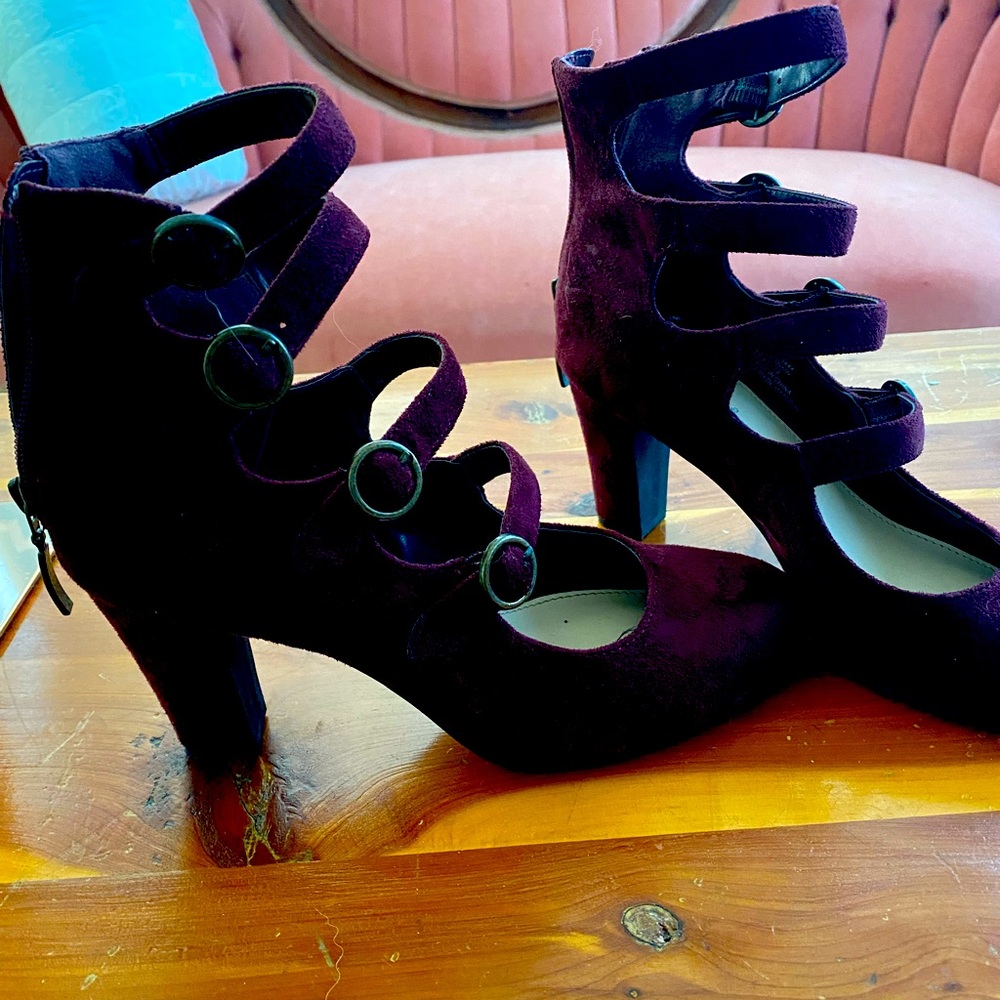 Suede Heels